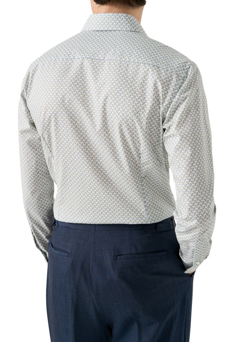 Contemporary Fit Signature Twill Button-Up Shirt, Alternate, color, MEDIUM BLUE