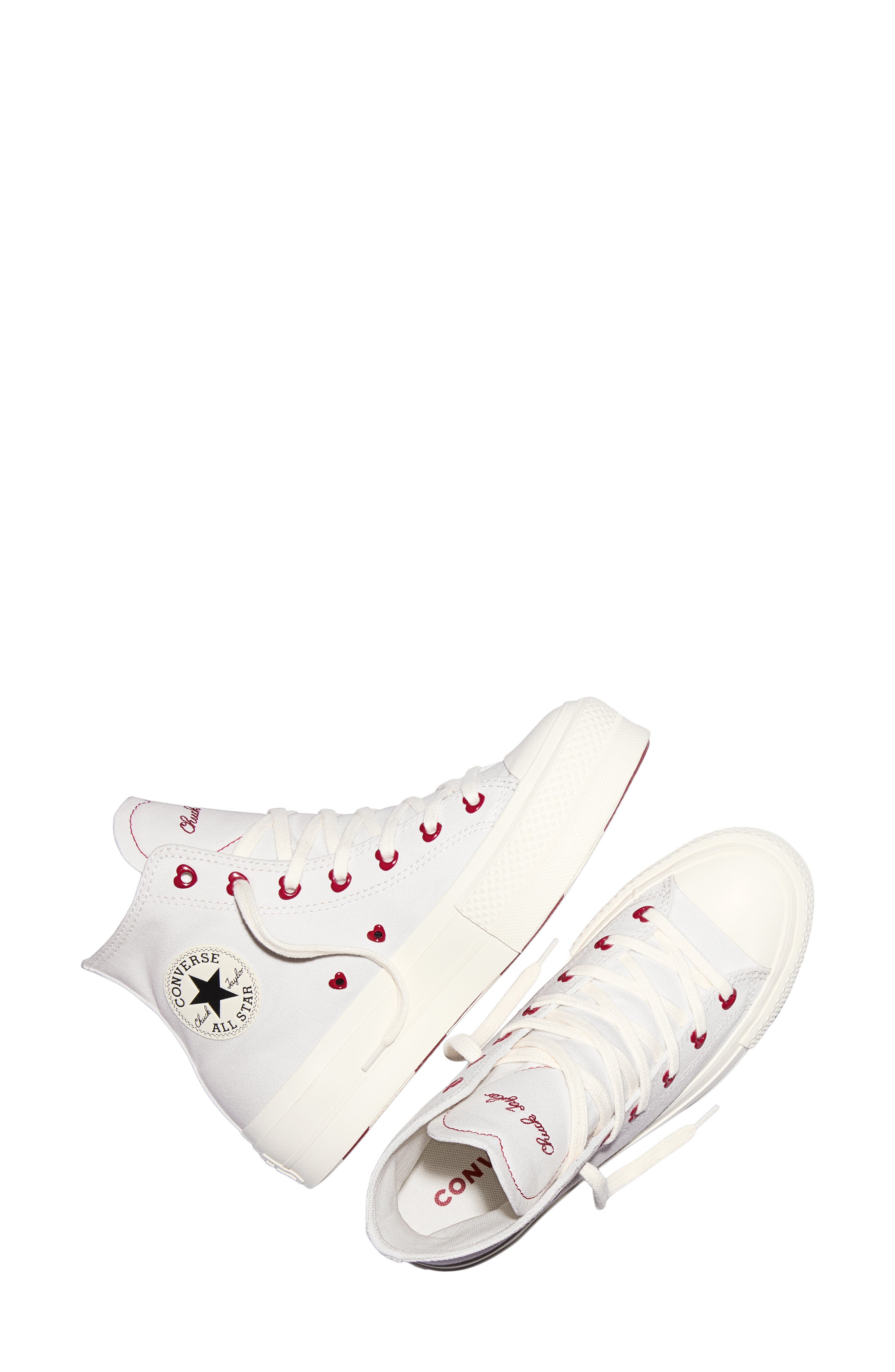 Converse Chuck Taylor<sup
®</sup
 All Star<sup
®</sup
 Lift Oxford Sneaker, Alternate, color, White/Egret/Days Ahead