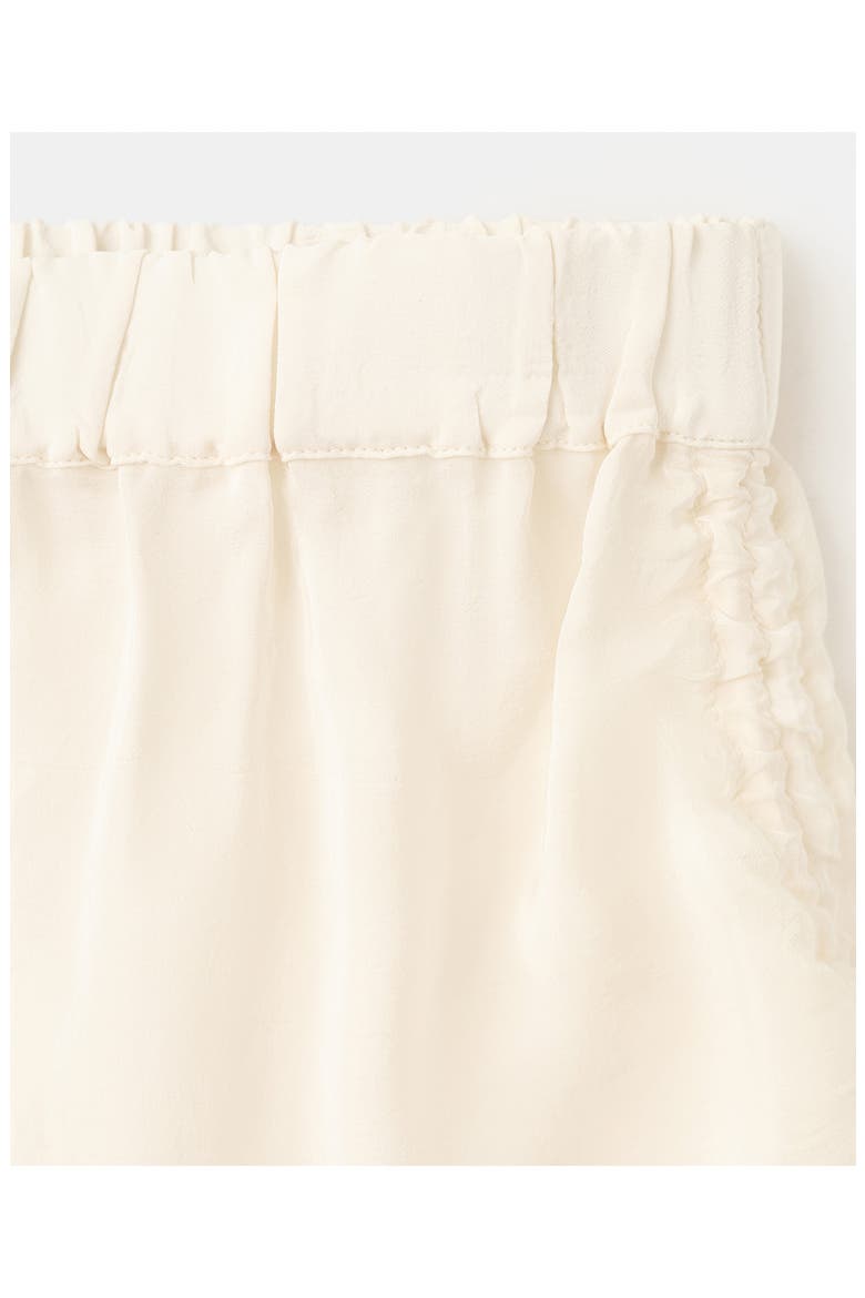 Embroidered Cinched Shorts, Alternate, color, ECRU