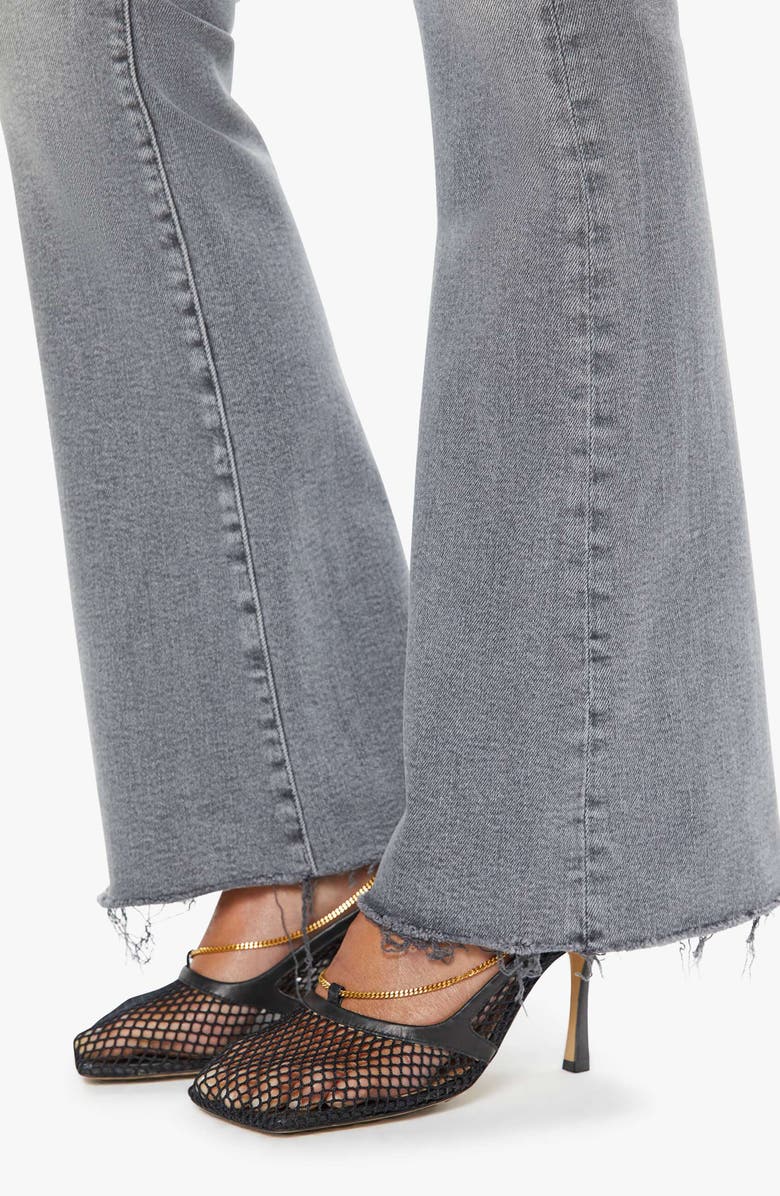 MOTHER High Waist Fray Hem Bootcut Jeans, Alternate, color, Catch Me Outside