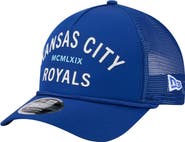New Era Men's New Era Royal Kansas City Royals Minimalist 9FORTY A-Frame Adjustable Hat