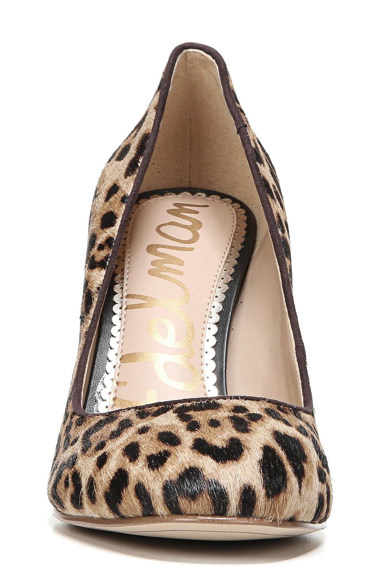 Stillson Pump, Alternate, color, LEOPARD PRINT CALF HAIR
