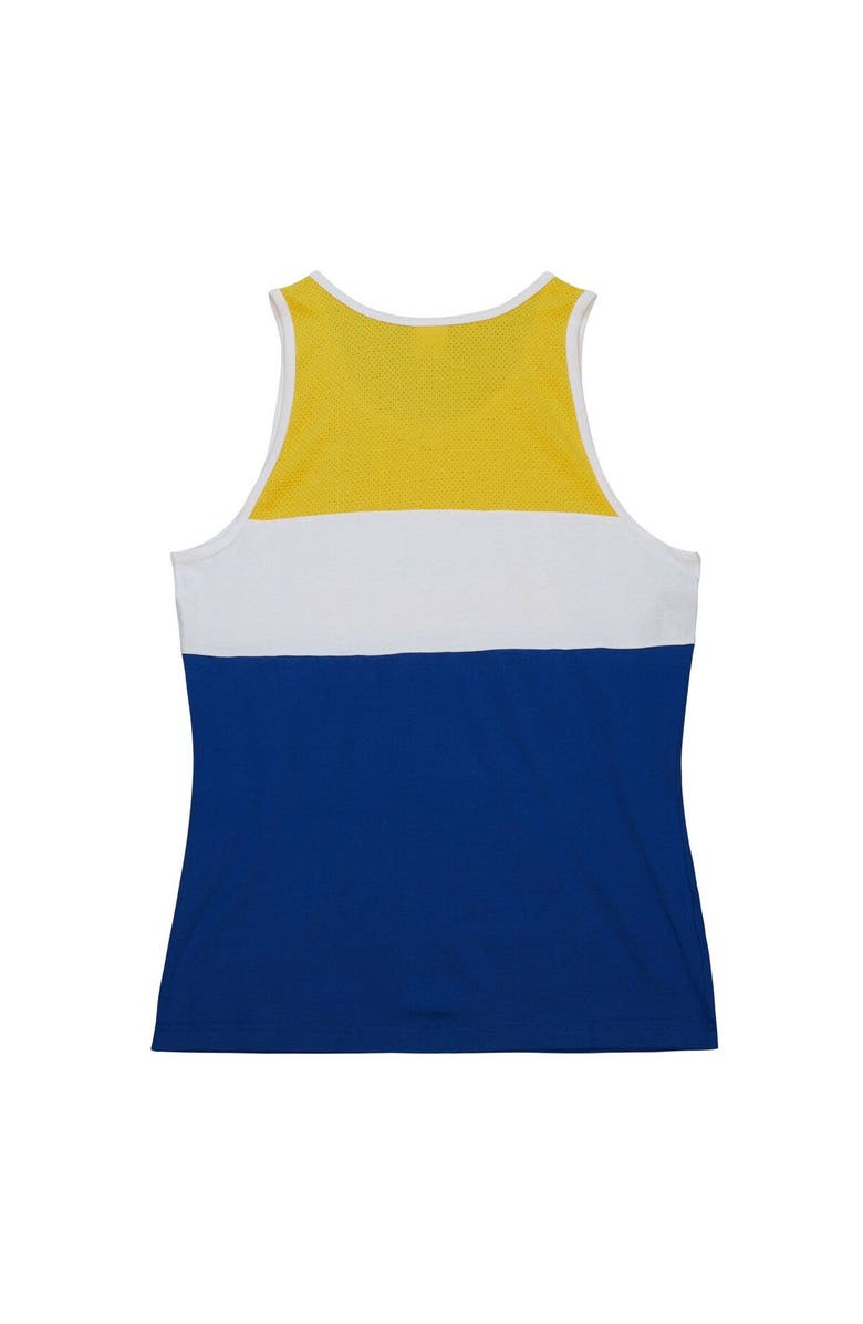 Mitchell & Ness Men's Mitchell & Ness Royal Golden State Warriors Special Script Tank Top, Alternate, color, Royal