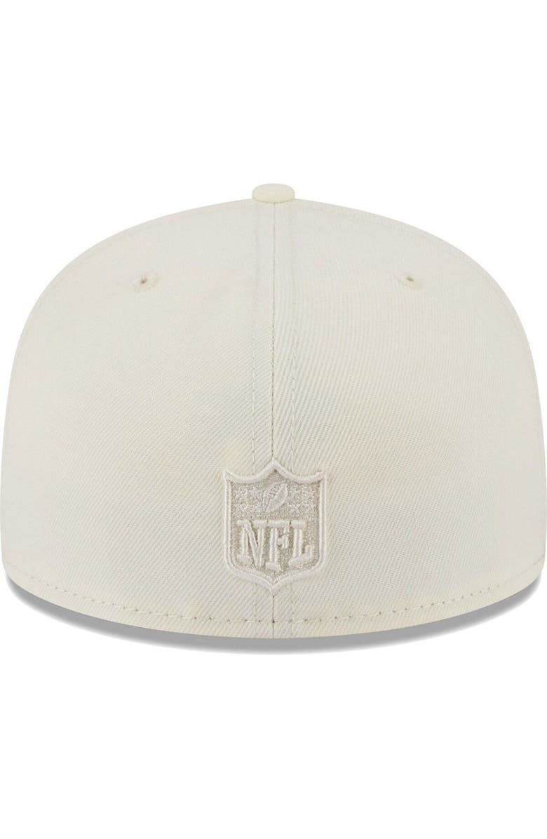 New Era Men's New Era Cream Los Angeles Rams Color Pack 59FIFTY Fitted Hat, Alternate, color, 