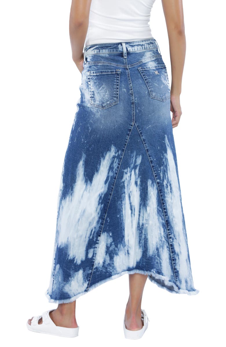 Wash Lab Denim Selma Storm Denim Midi Skirt, Alternate, color,