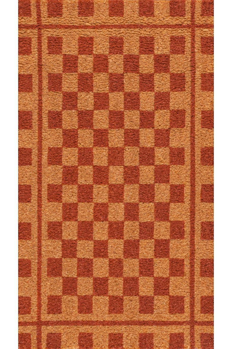 Peater Classic Casual Commerical Natural Coir Indoor/Outdoor Mat, Alternate, color, Natural Red