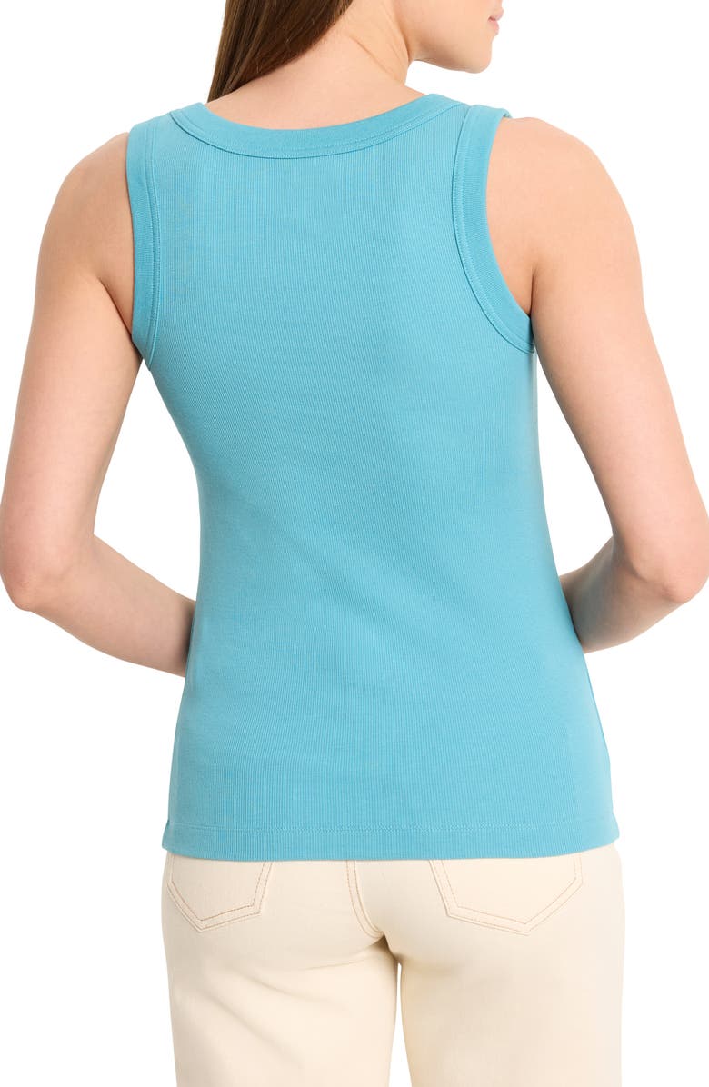 NIC+ZOE Perfect Knit Rib Scoop Neck Tank, Alternate, color, Riveria