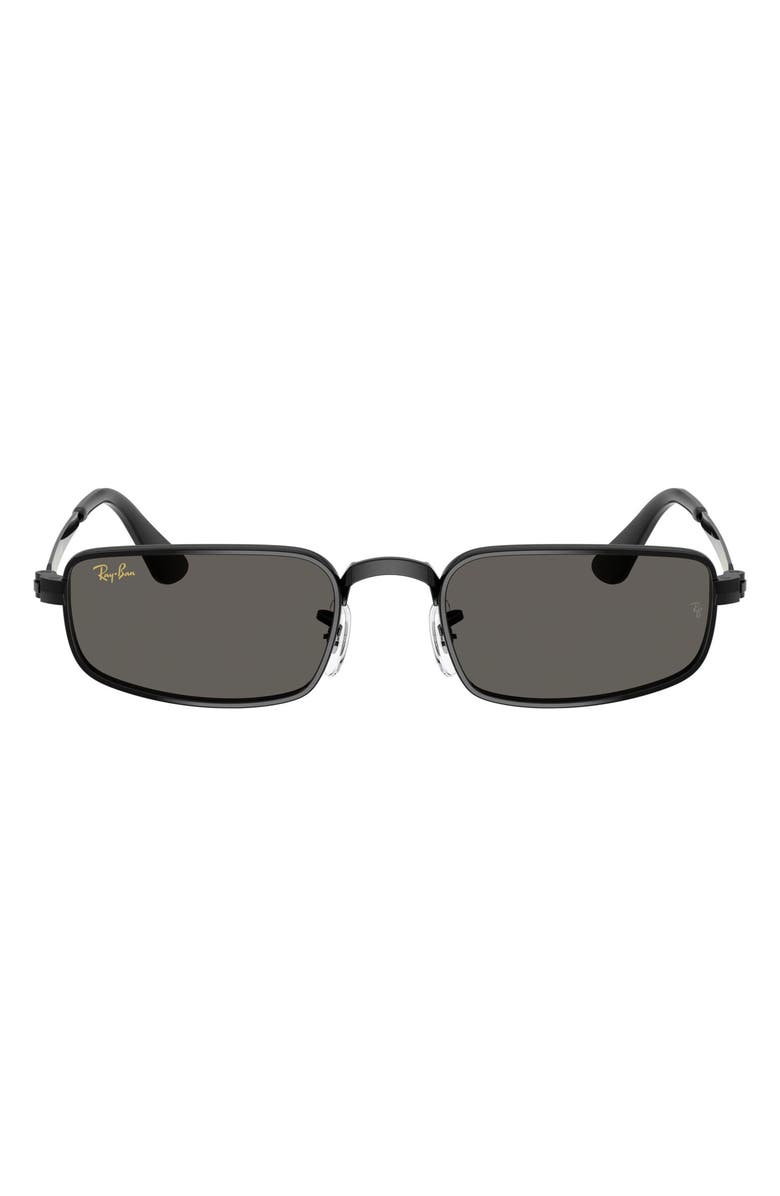 Ray-Ban 54mm Pillow Sunglasses, Main, color, Black / Dark Gray