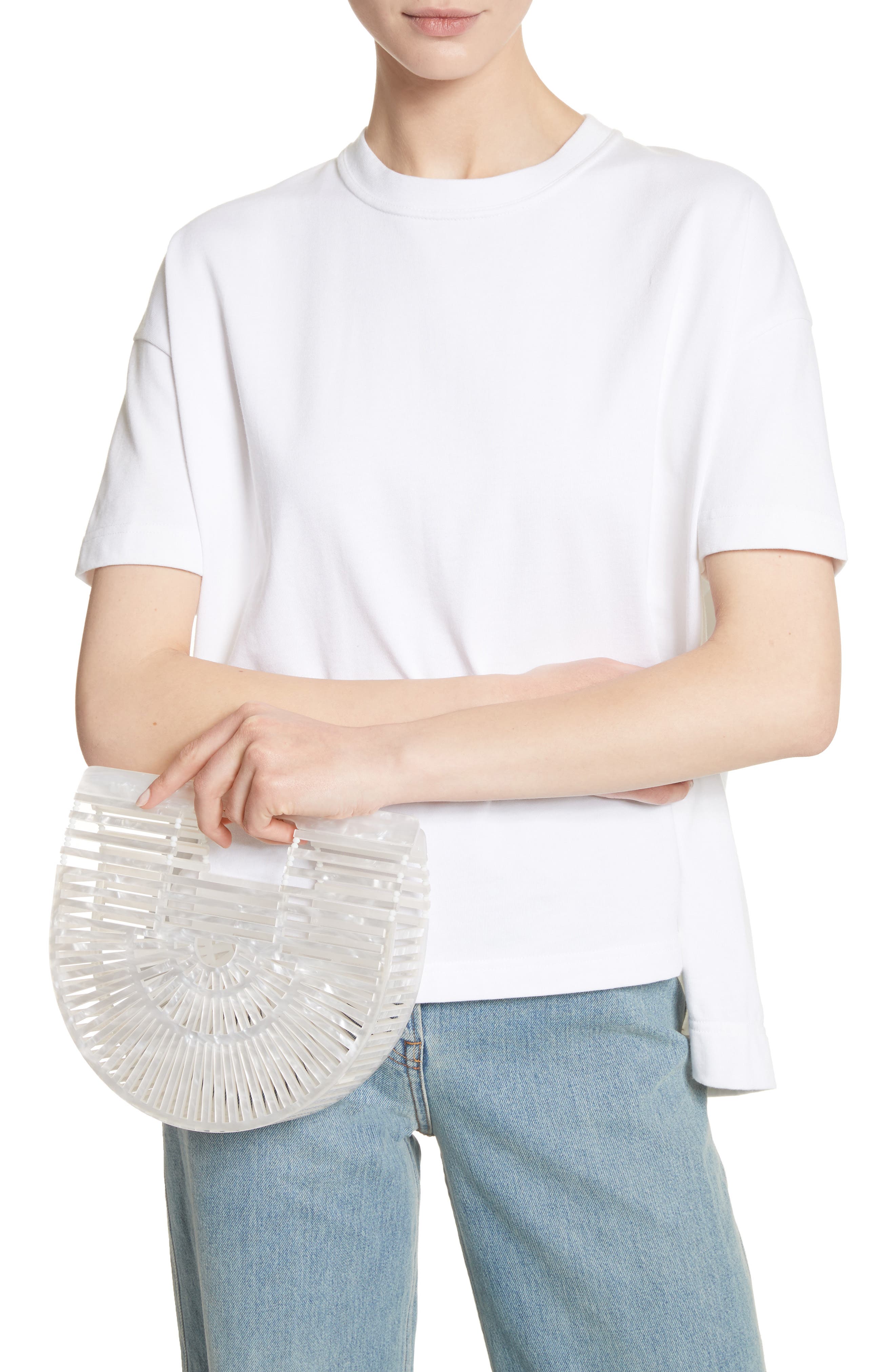 Cult Gaia Mini Ark Handbag, Alternate, color, 