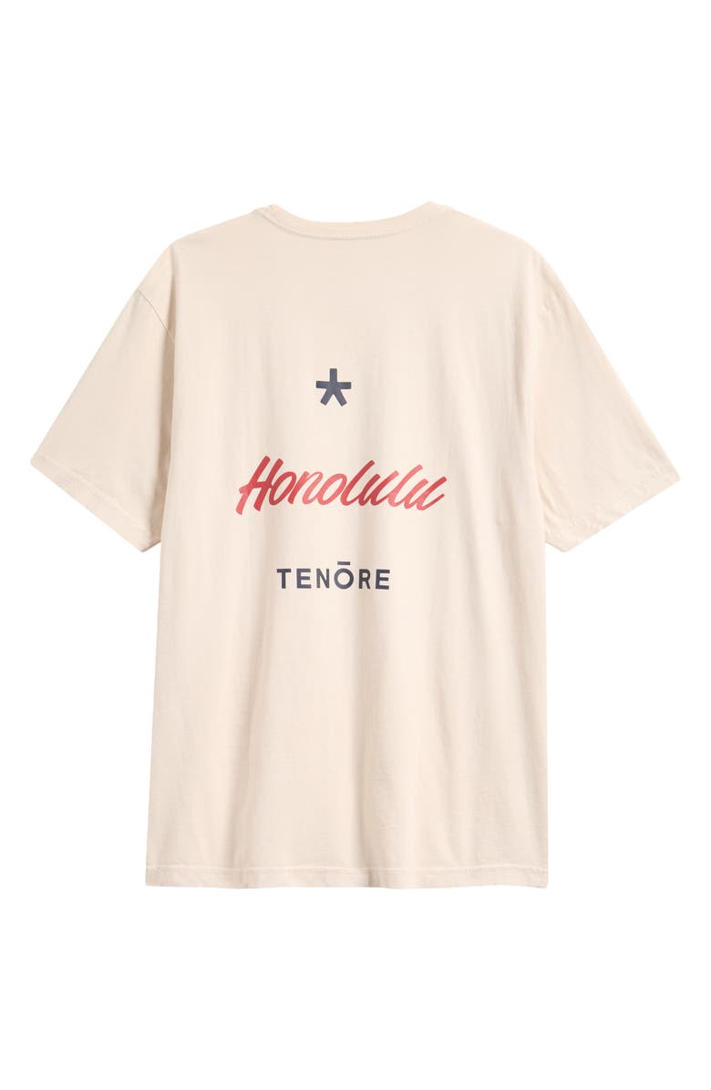TENŌRE Honolulu Star Graphic Print T-Shirt, Alternate, color, Light Khaki