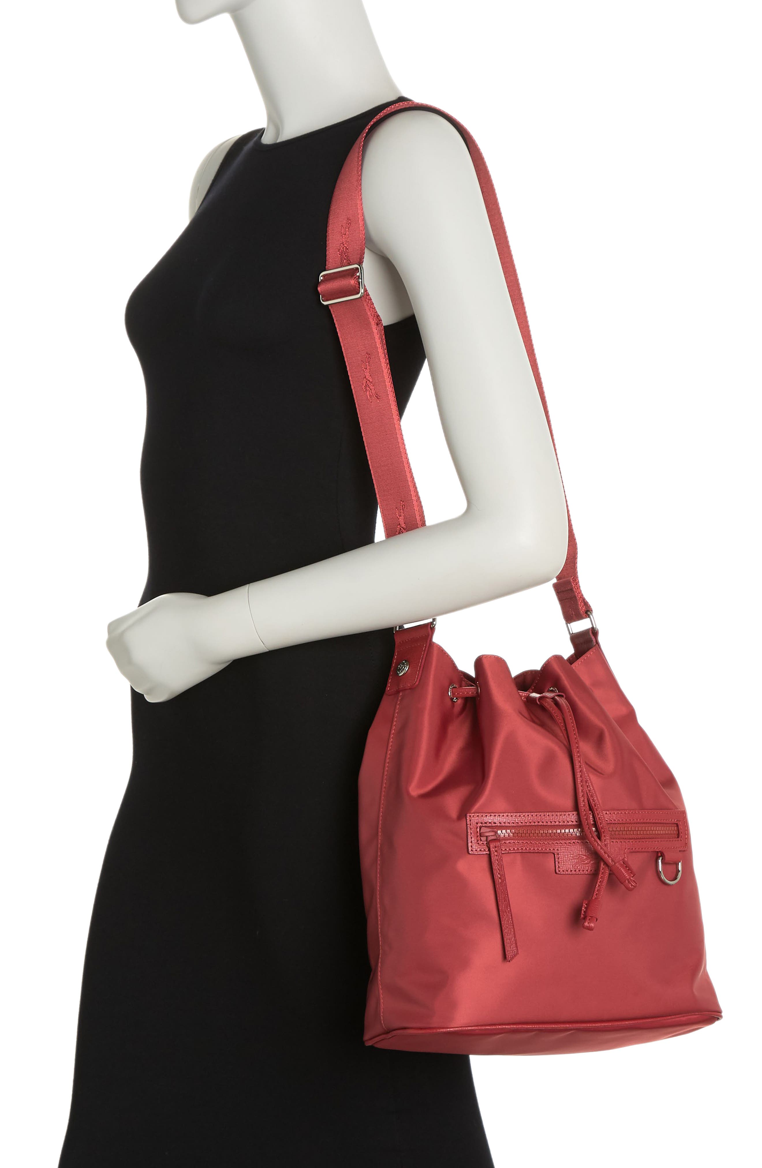 Longchamp Neoprene Bucket Bag, Alternate, color, 