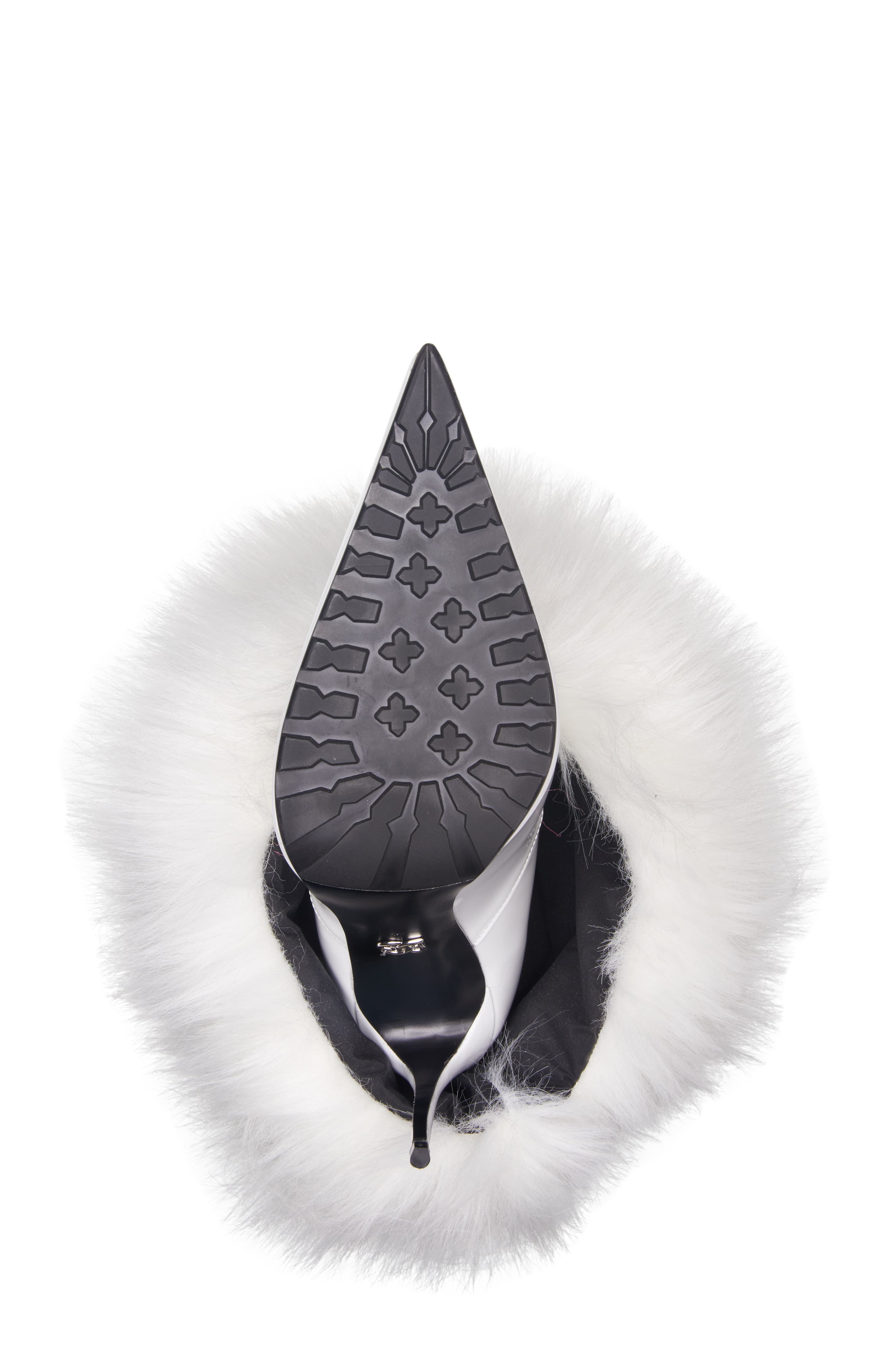 Dolce&Gabbana Faux Fur Knee High Boot, Alternate, color, 