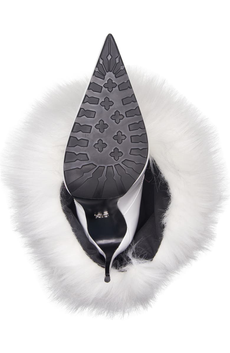 Dolce&Gabbana Faux Fur Knee High Boot, Alternate, color,