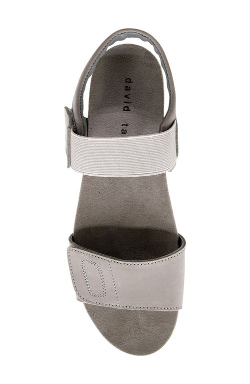 David Tate Papaya Slingback Sandal In Gray