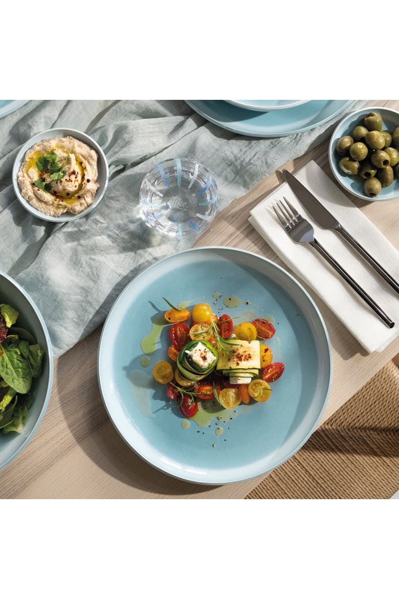 Perlemor Aqua Dinner Plate, Alternate, color, Blue Green