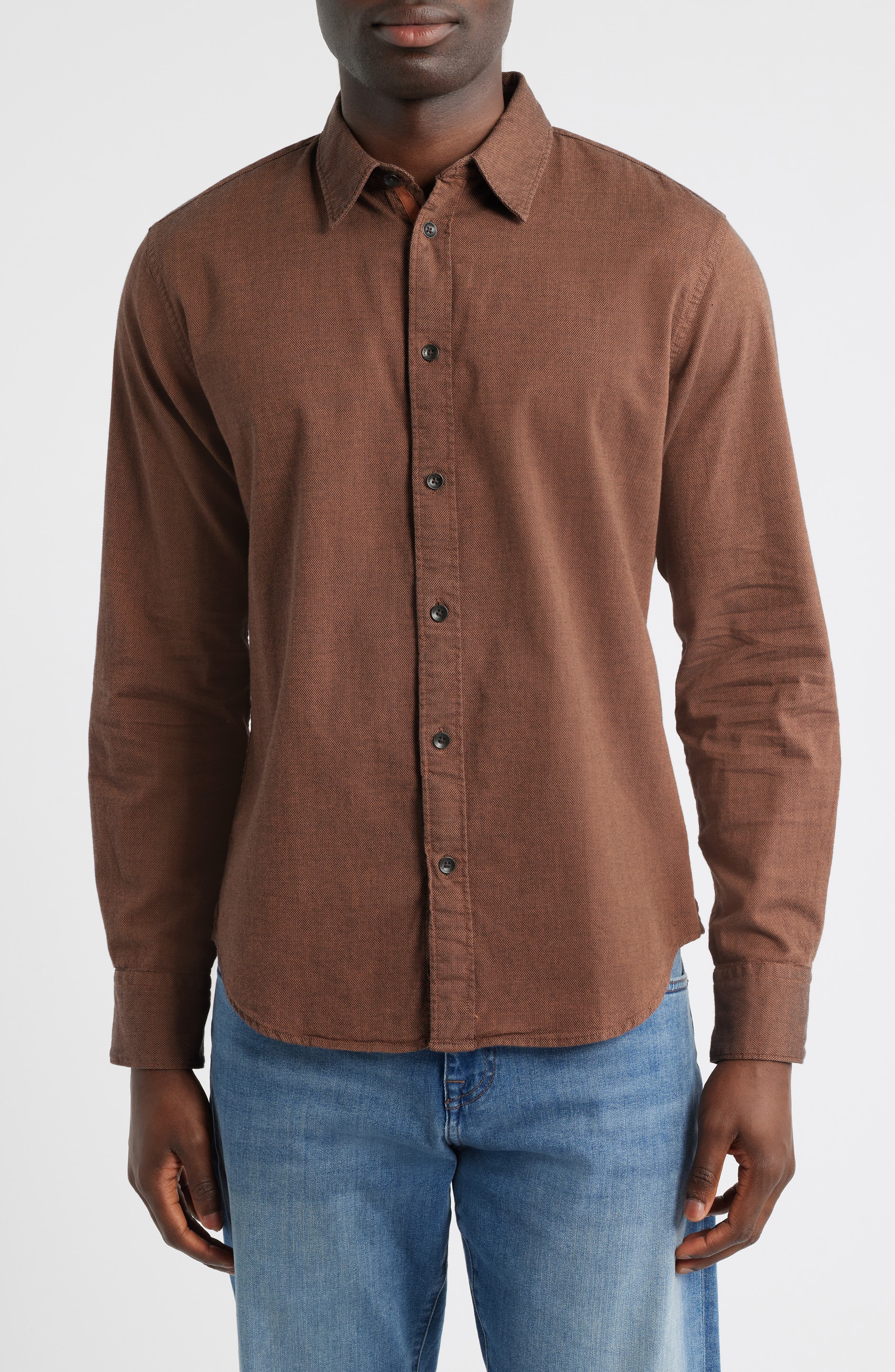 Tomlin Cotton Dobby Button-Up Shirt - image 3