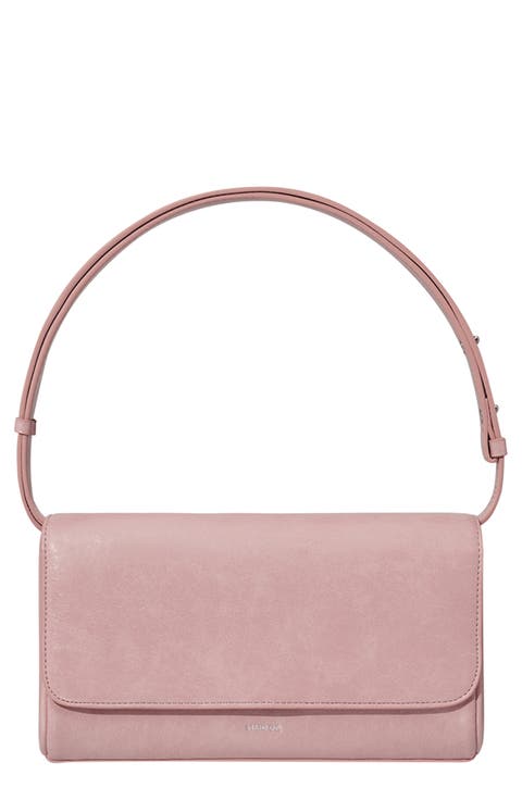 Classic Faux Leather Shoulder Bag