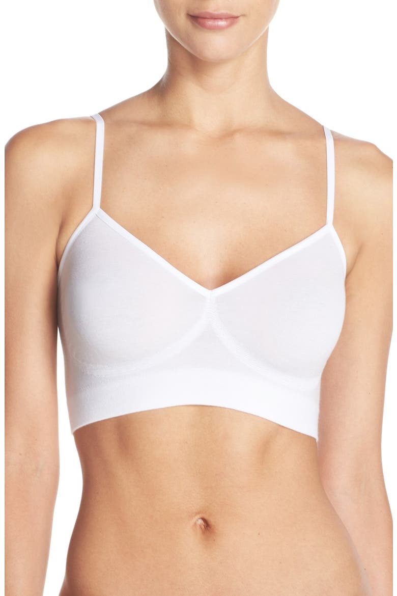 Audrey Seamless Day Bra, Main, color, WHITE