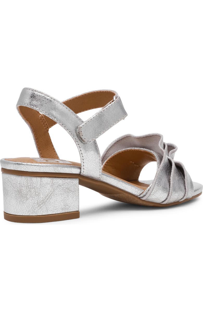 DV by Dolce Vita Govani Ruffle Sandal, Alternate, color, Silver