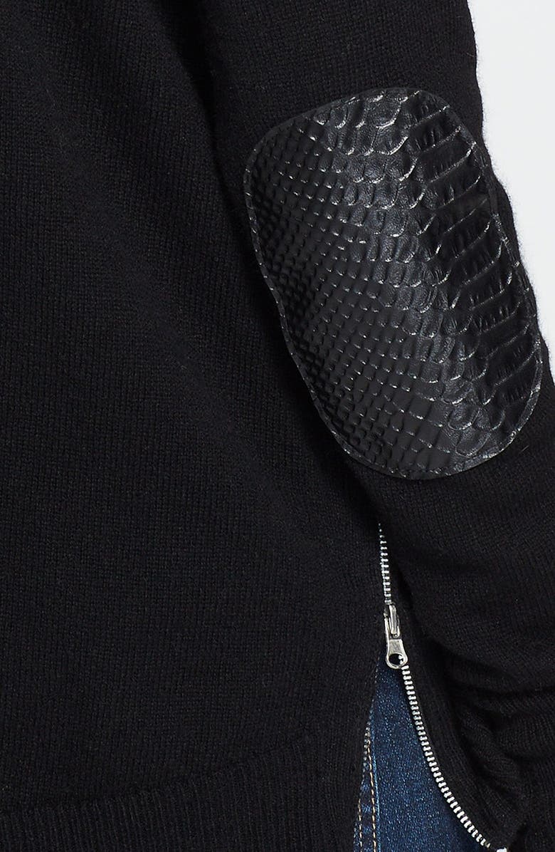 autumn cashmere High/Low Cashmere Sweater, Alternate, color, 