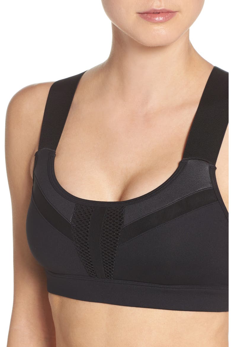 Equalize Sports Bra, Alternate, color, BLACK