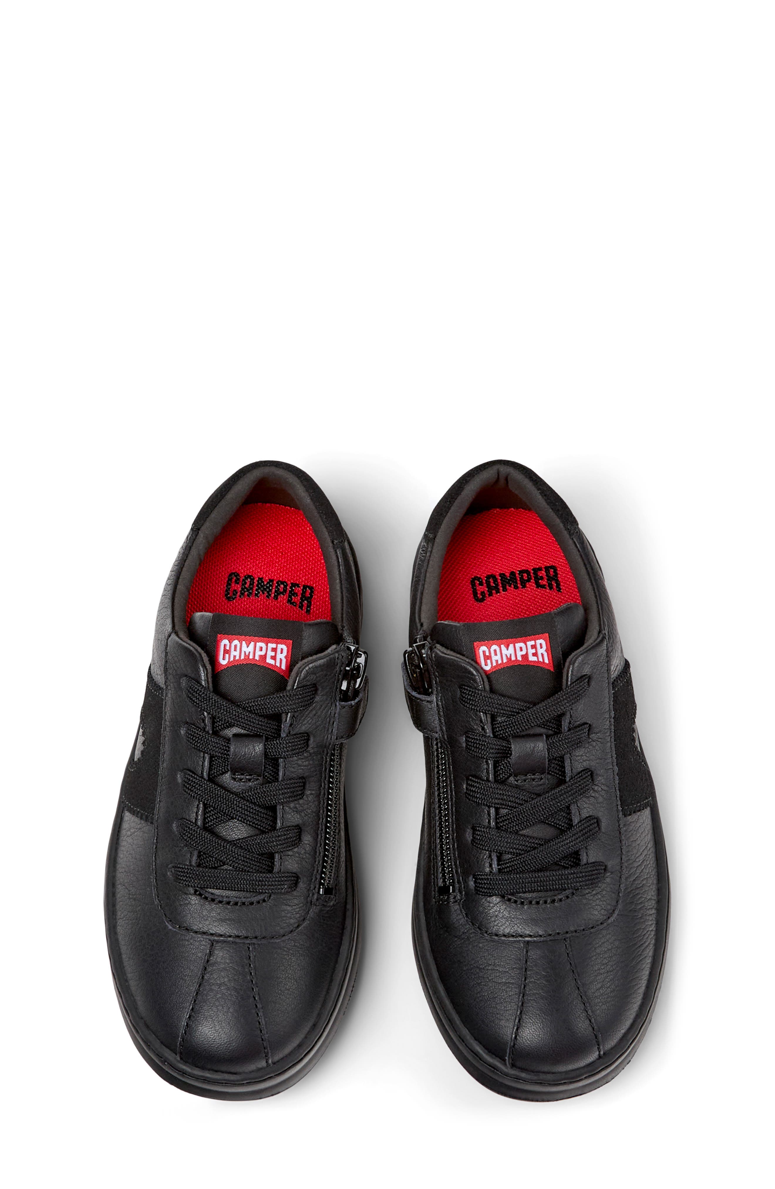 Camper Kids' Runner Sneaker, Alternate, color, Black