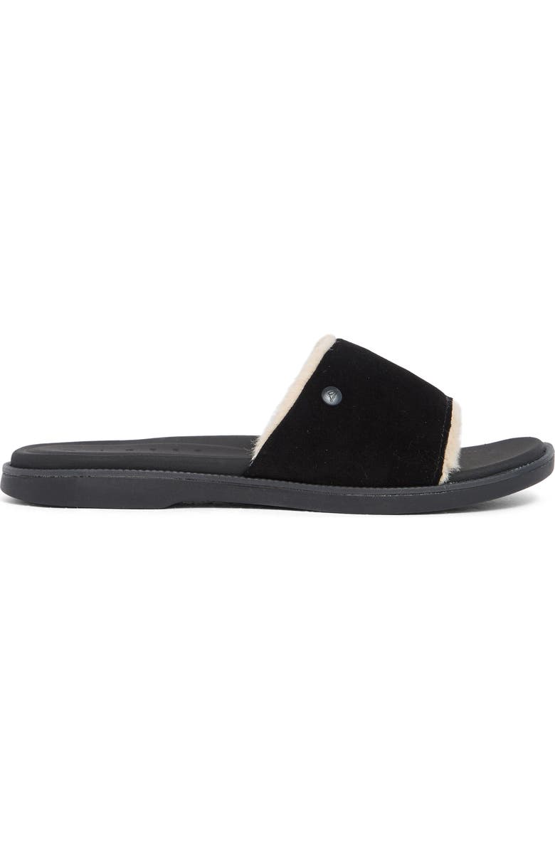 Reef Sunny Arrianah Cozy Faux Shearling Lined Slide Sandal, Alternate, color,