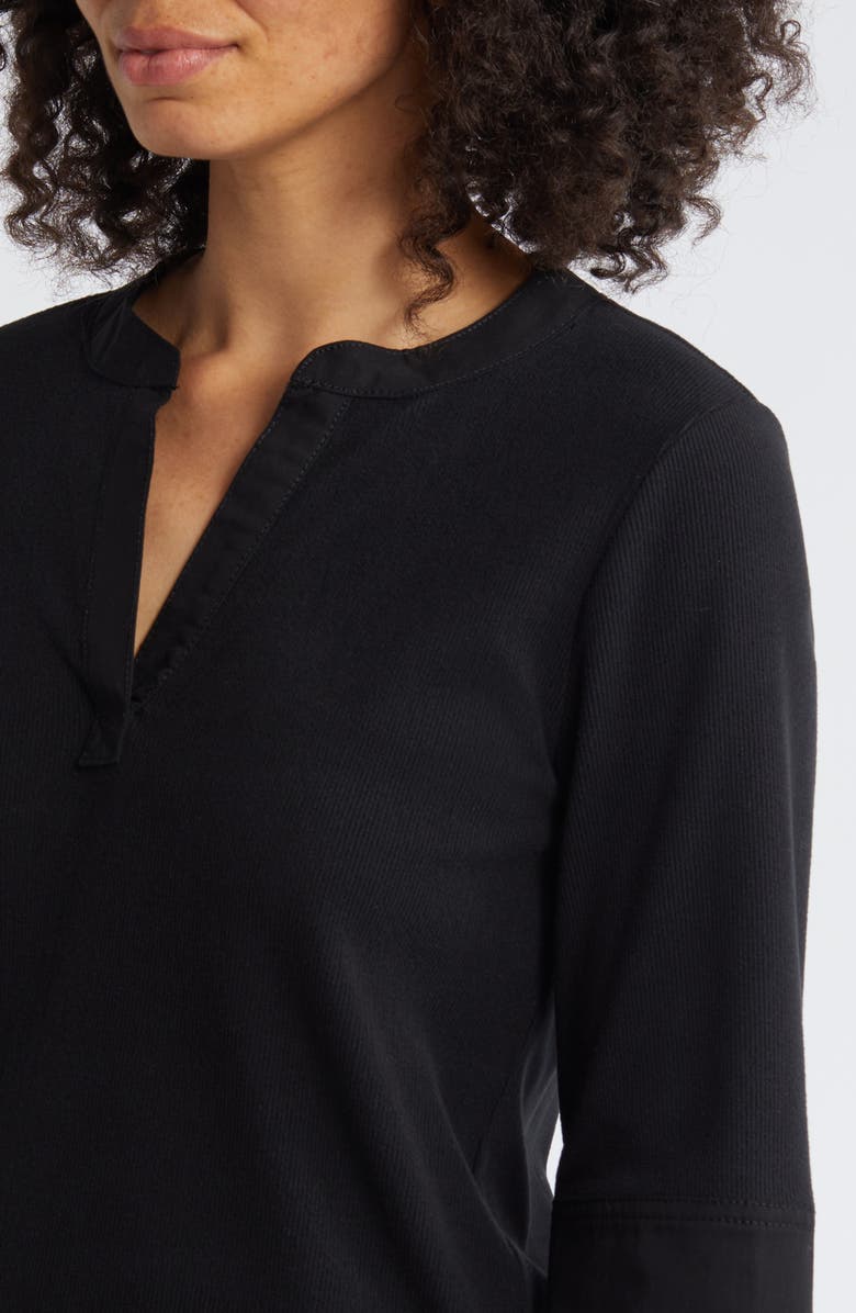 Wit & Wisdom Split Neck Top, Alternate, color,