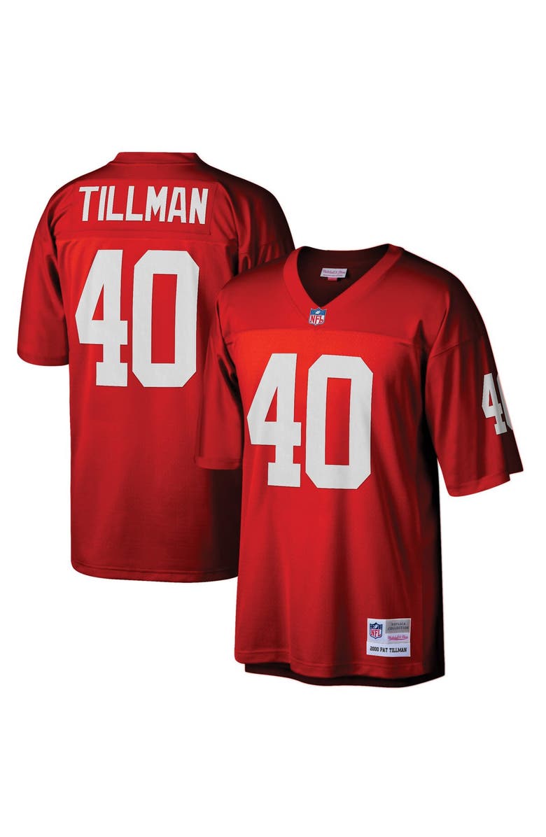 Mitchell & Ness Men's Mitchell & Ness Pat Tillman Cardinal Arizona Cardinals Big & Tall 2000 Retired Player Replica Jersey, Main, color, 