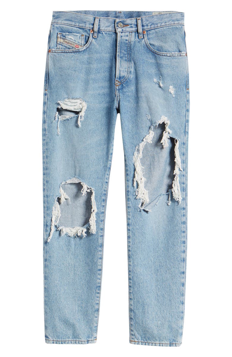 DIESEL<sup>®</sup> Mharky Slim Skinny Distressed Jeans, Alternate, color, 