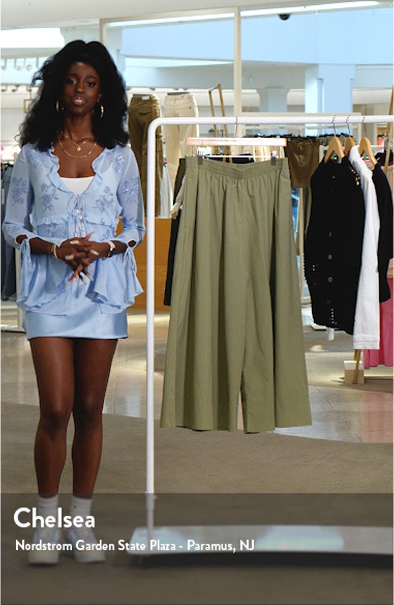 Cotton Wide Leg Culottes, sales video thumbnail