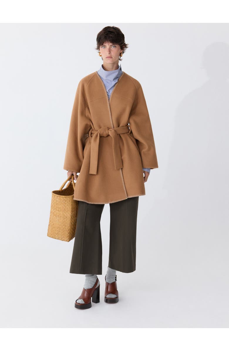 Callas Milano SONOMA Wrap Cardigan, Alternate, color, Camel