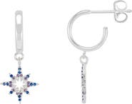 Estella Bartlett Mixed North Star Hoop Earrings