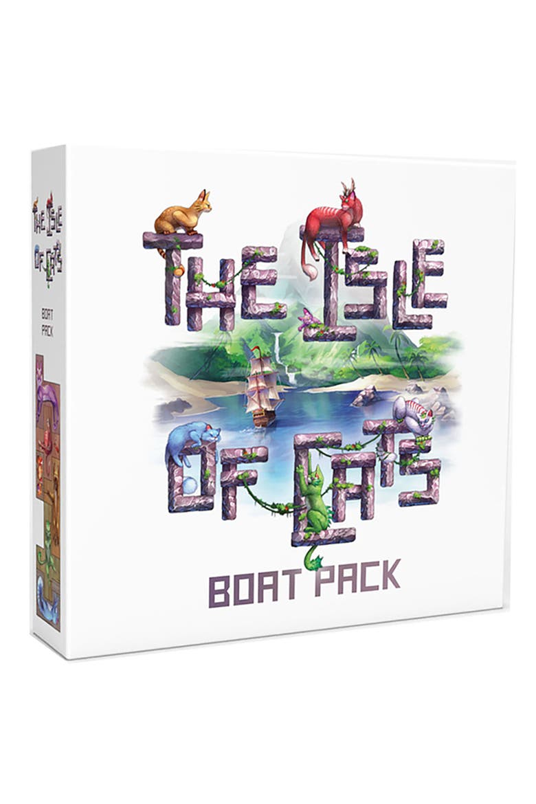 The Isle Of Cats Boat Pack Expansion Boardgame, Ages 8+, Main, color, Multicolored
