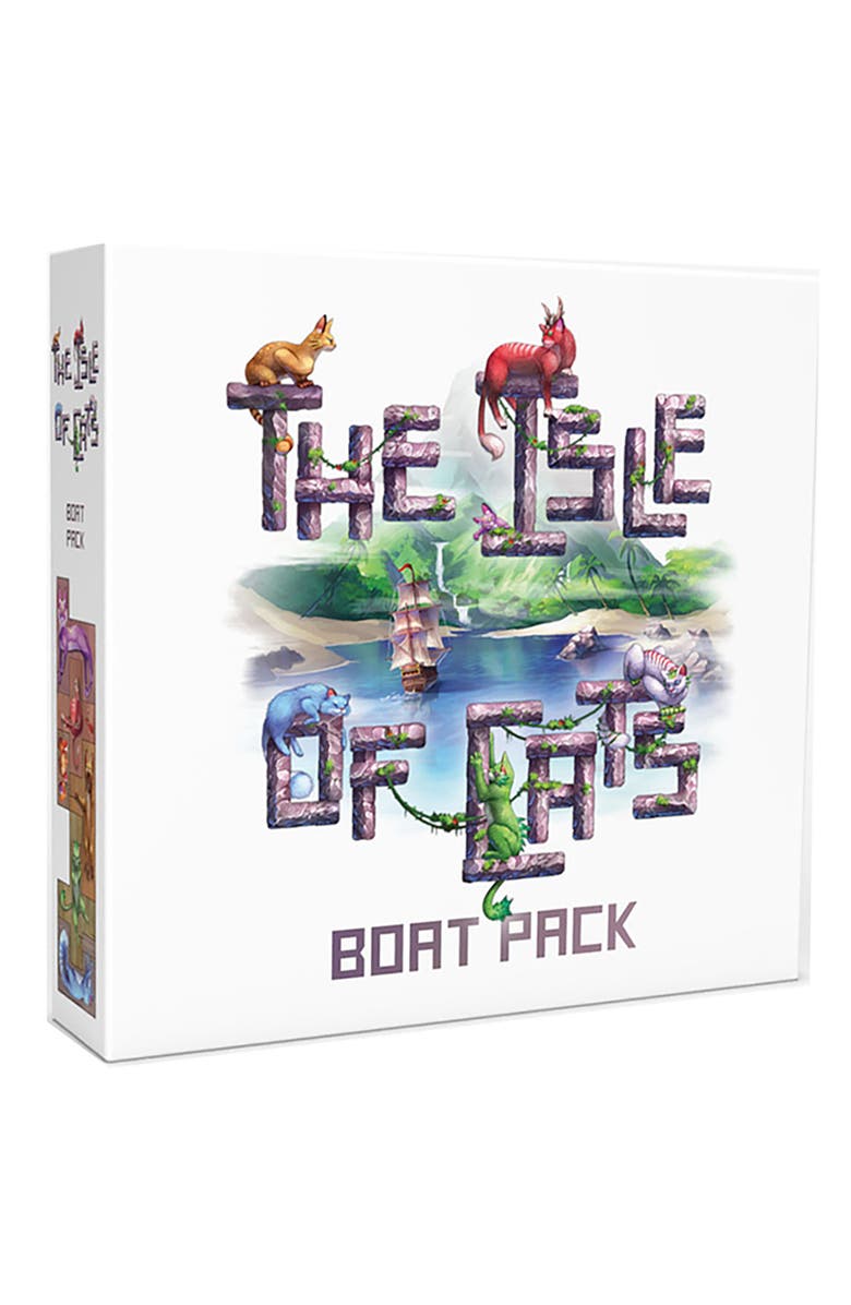 GTS Distribution The Isle Of Cats Boat Pack Expansion Boardgame, Ages 8+, Main, color, Multicolored