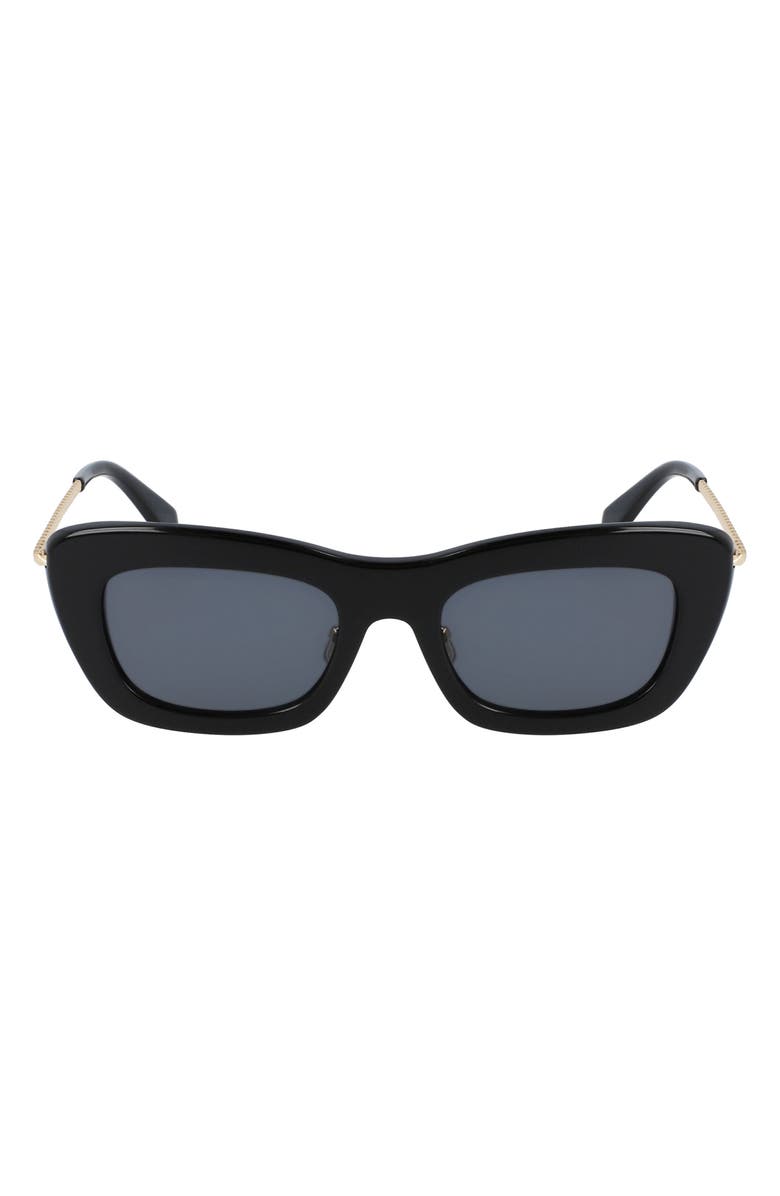 Lanvin Babe 51mm Rectangle Sunglasses, Main, color, 