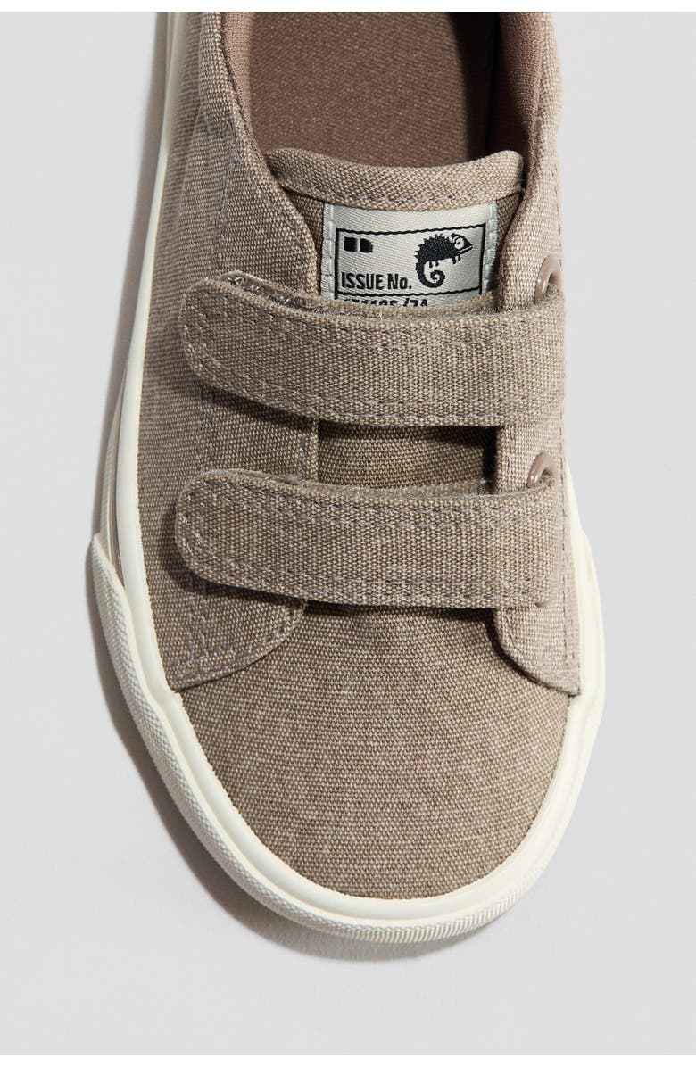 H&M Canvas sneakers, Alternate, color, Beige