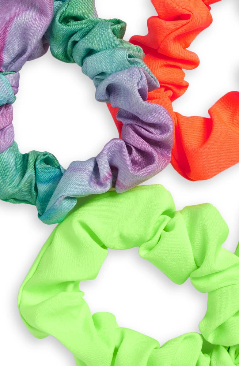 Cara Kids' Assorted 4-Pack Knotted Ponytail Holders, Alternate, color, 
