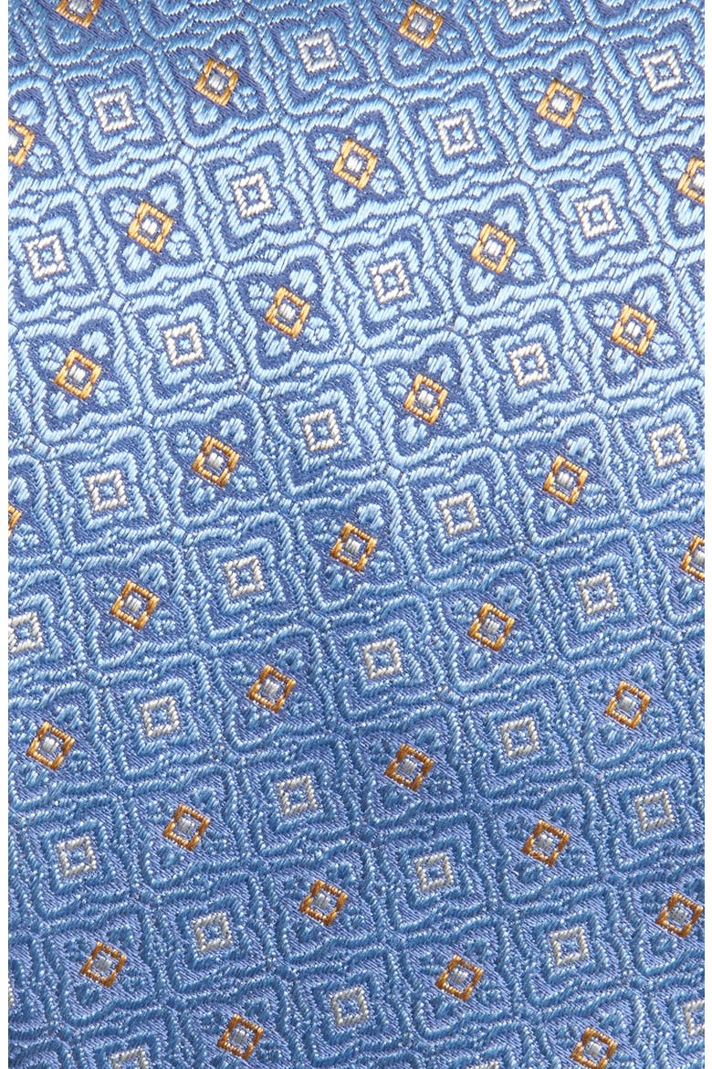 Floral Silk Tie, Alternate, color, LIGHT BLUE