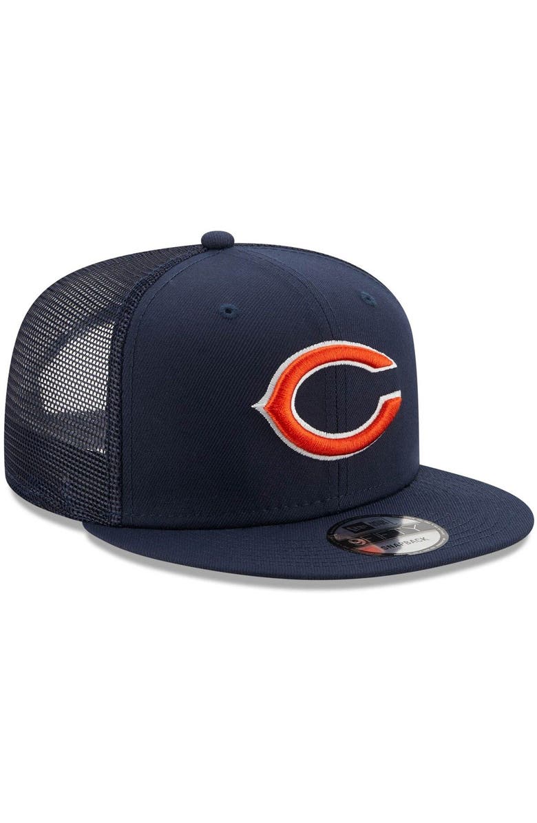 New Era Men's New Era Navy Chicago Bears Classic Trucker 9FIFTY Snapback Hat, Alternate, color, 