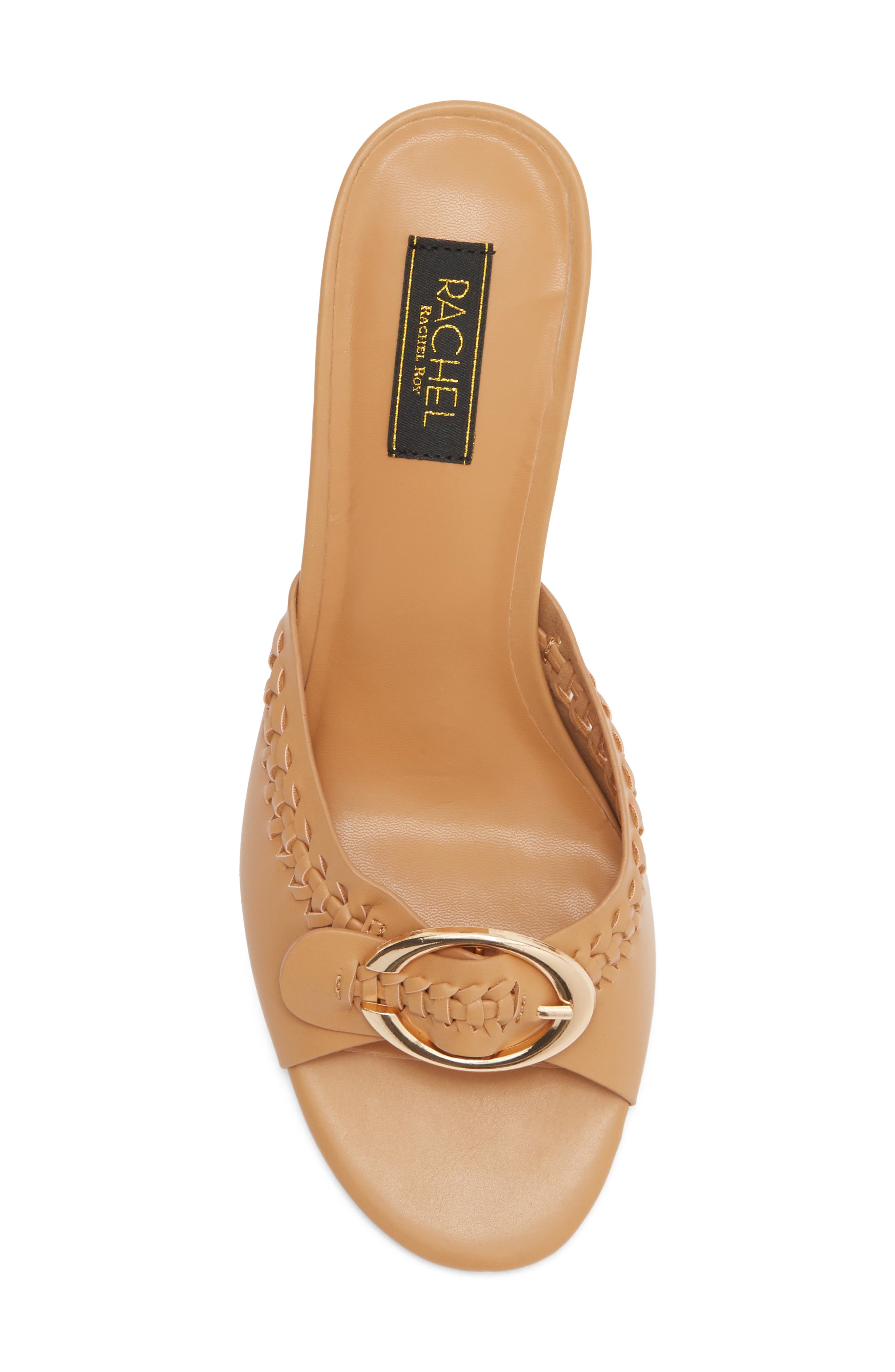 Maggie Buckle Slide Sandal, Alternate, color, NATURAL