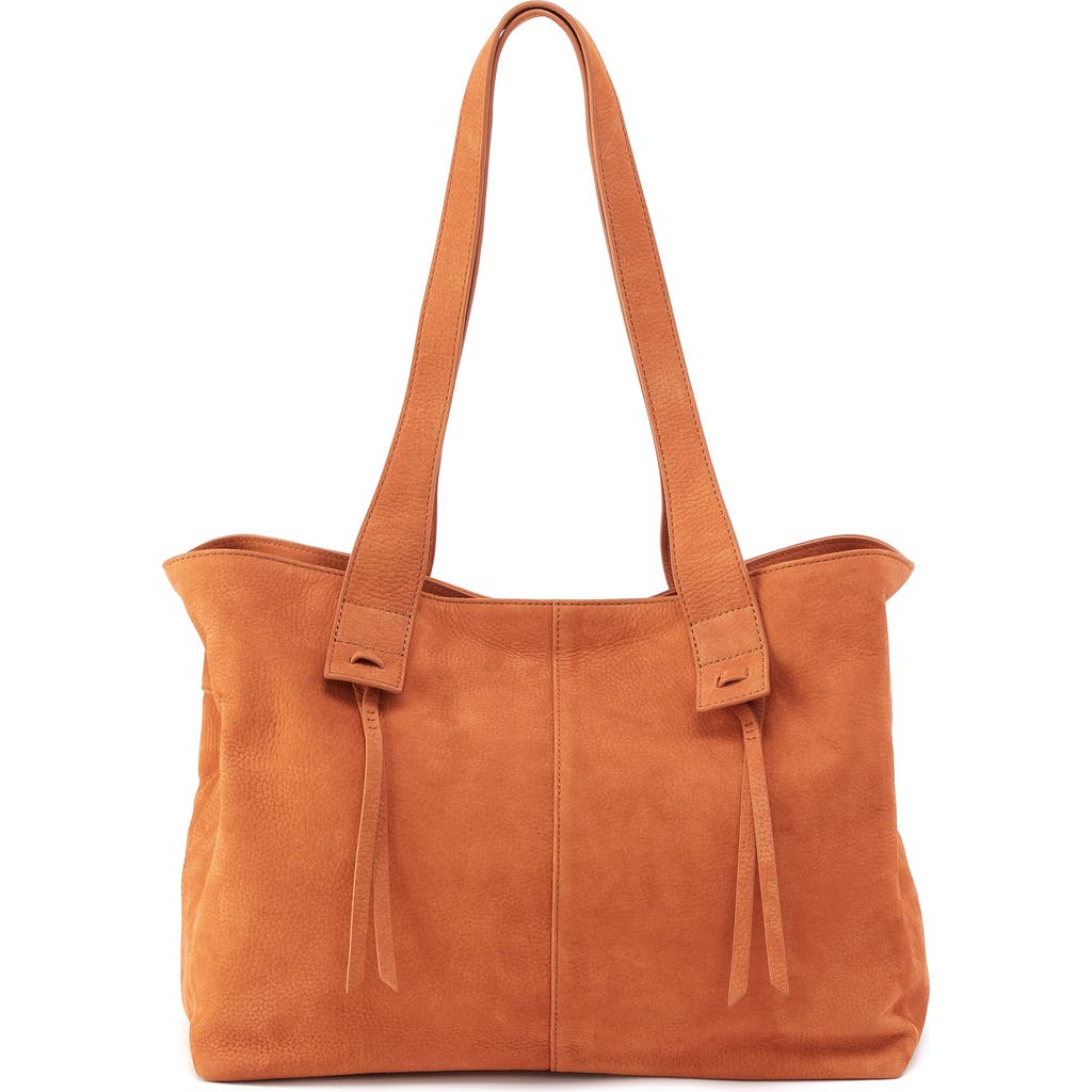 Hobo Mini Bonita Leather Messenger Bag In Orange