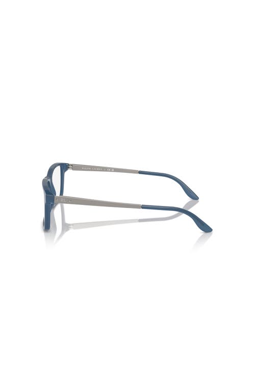 Ralph Lauren 55mm Rectangle Optical Glasses In Blue