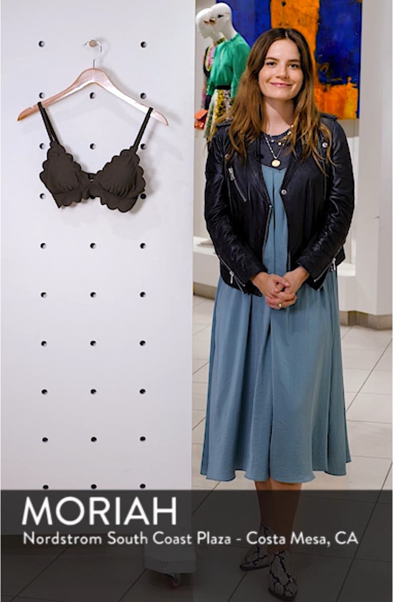 Scallop Triangle Bikini Top, sales video thumbnail