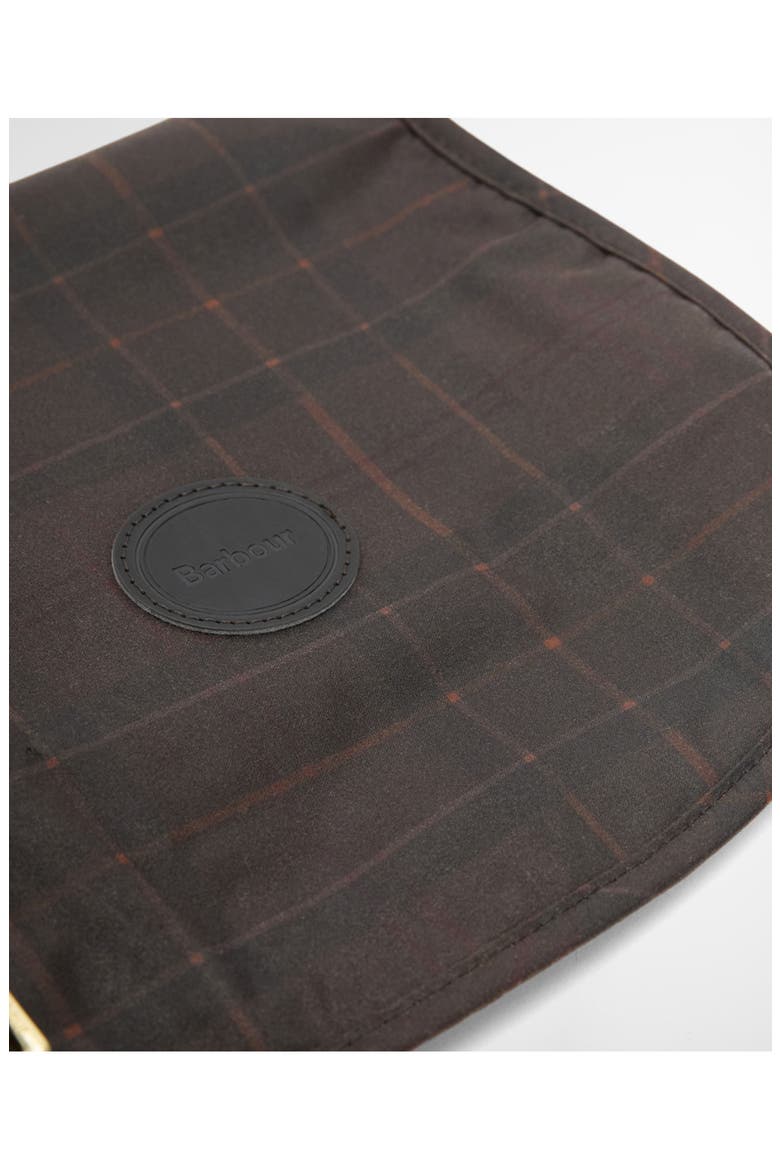 Waxed Cotton Dog Coat, Alternate, color, MUTED TARTAN