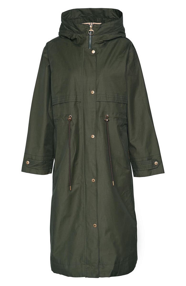 Lavender Waterproof Hooded Coat