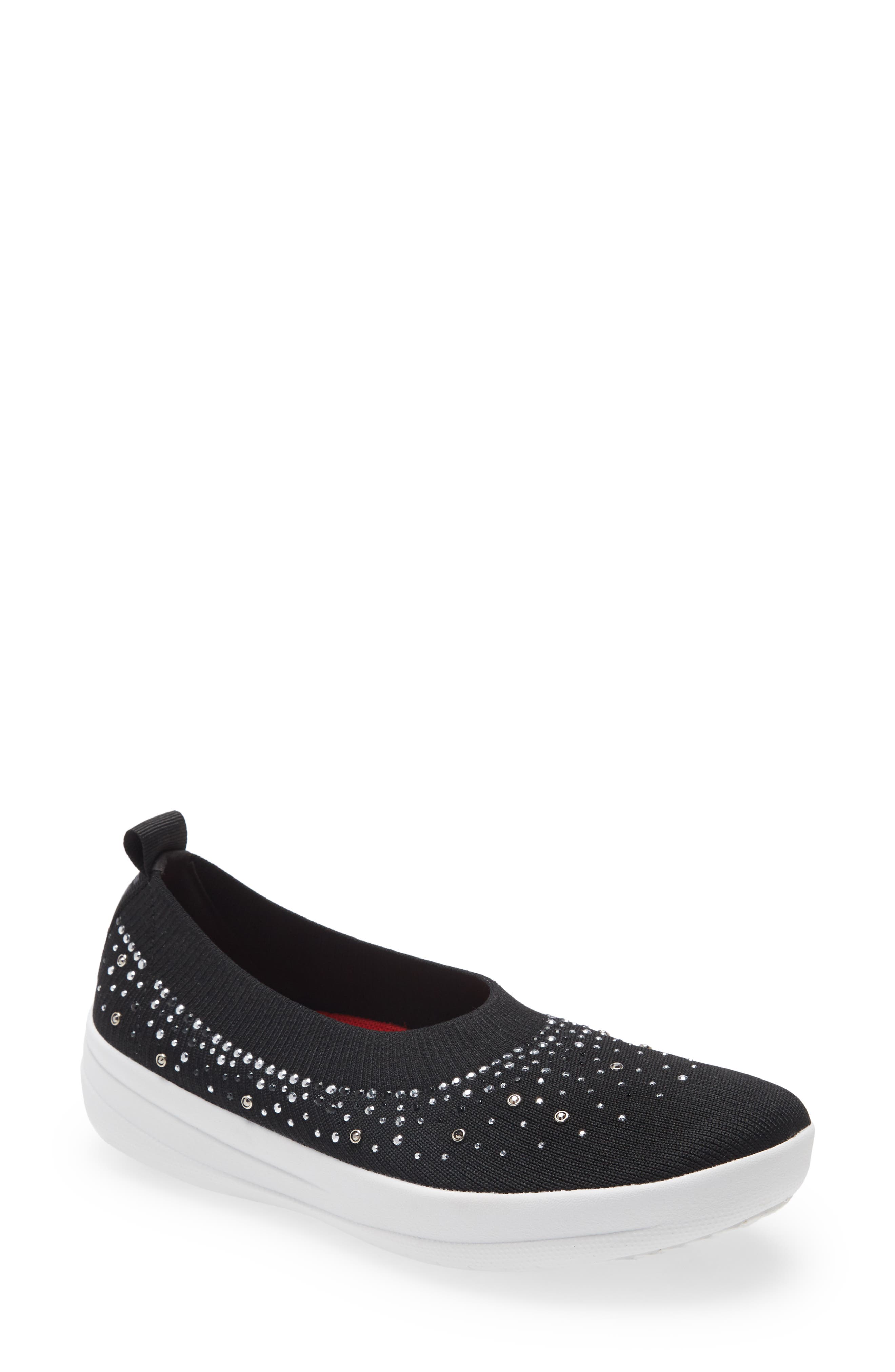 FitFlop Uberknit™ Crystal Ballerina Slip-On Sneaker