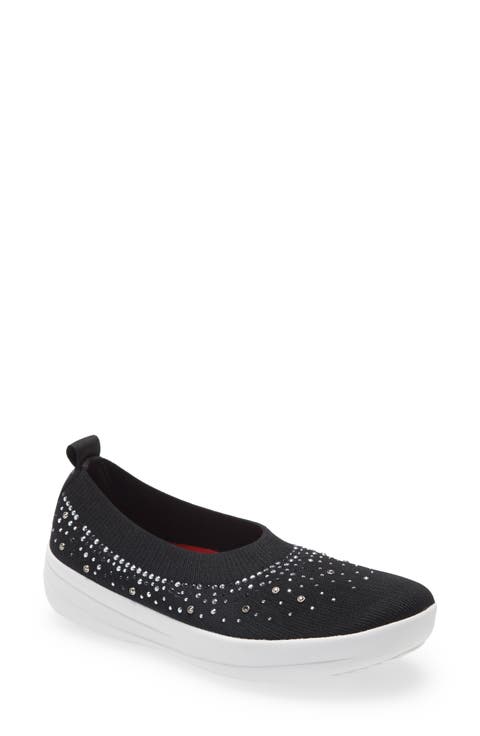Uberknit™ Crystal Ballerina Slip-On Sneaker (Women)