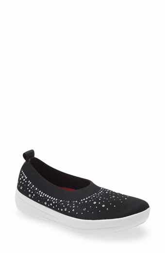 FitFlop Uberknit™ Crystal Ballerina Slip-On Sneaker