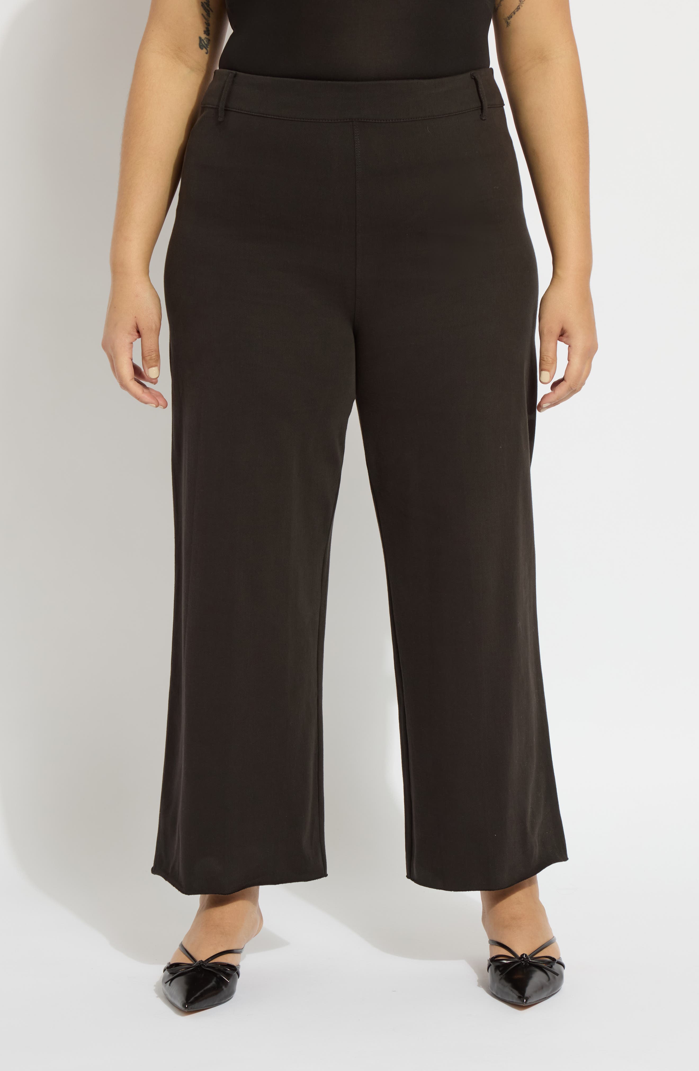 'Lyssentials Erin High Waist Wide Leg Pants